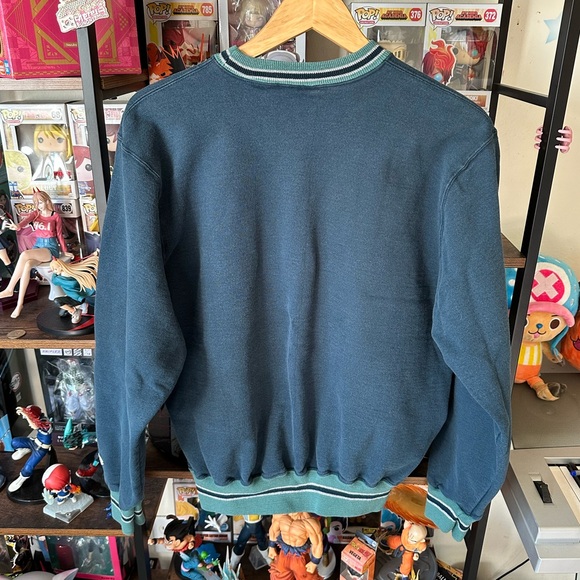 Vintage Champion Reverse Weave Blue Crewneck Women’s L Oversized USA Made - Picture 4 of 9